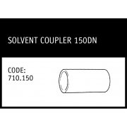 Marley Solvent Joint Coupler 150DN - 710.150